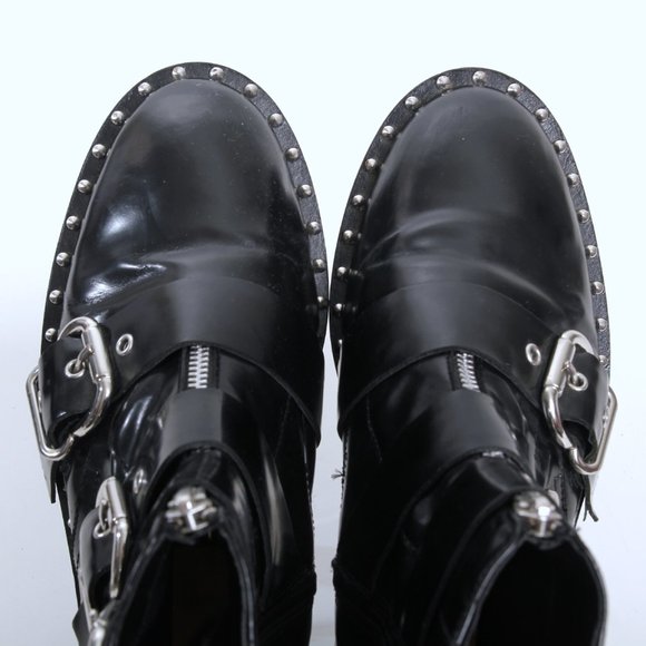 Asos Raid Jack Studded Buckle Ankle Boots - Picture 14 of 16